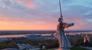 Volgograd. Frame from the video 