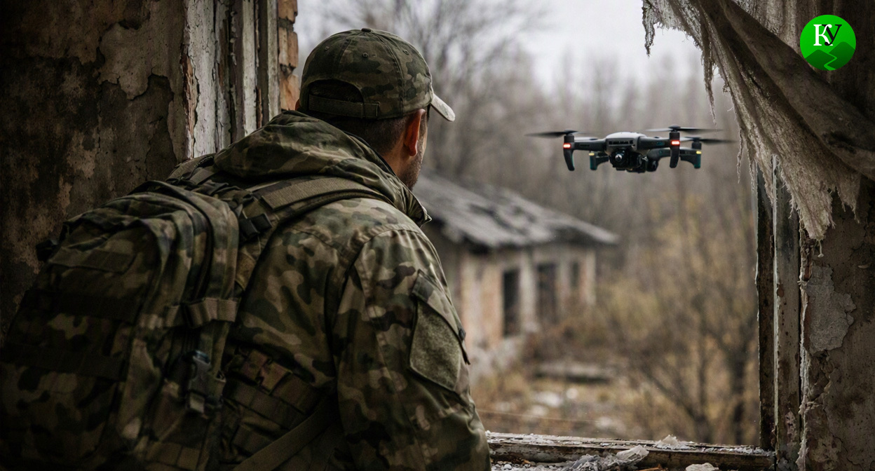 Военный на СВО. Иллюстрация создана «Кавказским узлом» с помощью ИИ в программе Copilot Военный на СВО. Иллюстрация создана «Кавказским узлом» с помощью ИИ в программе Copilot