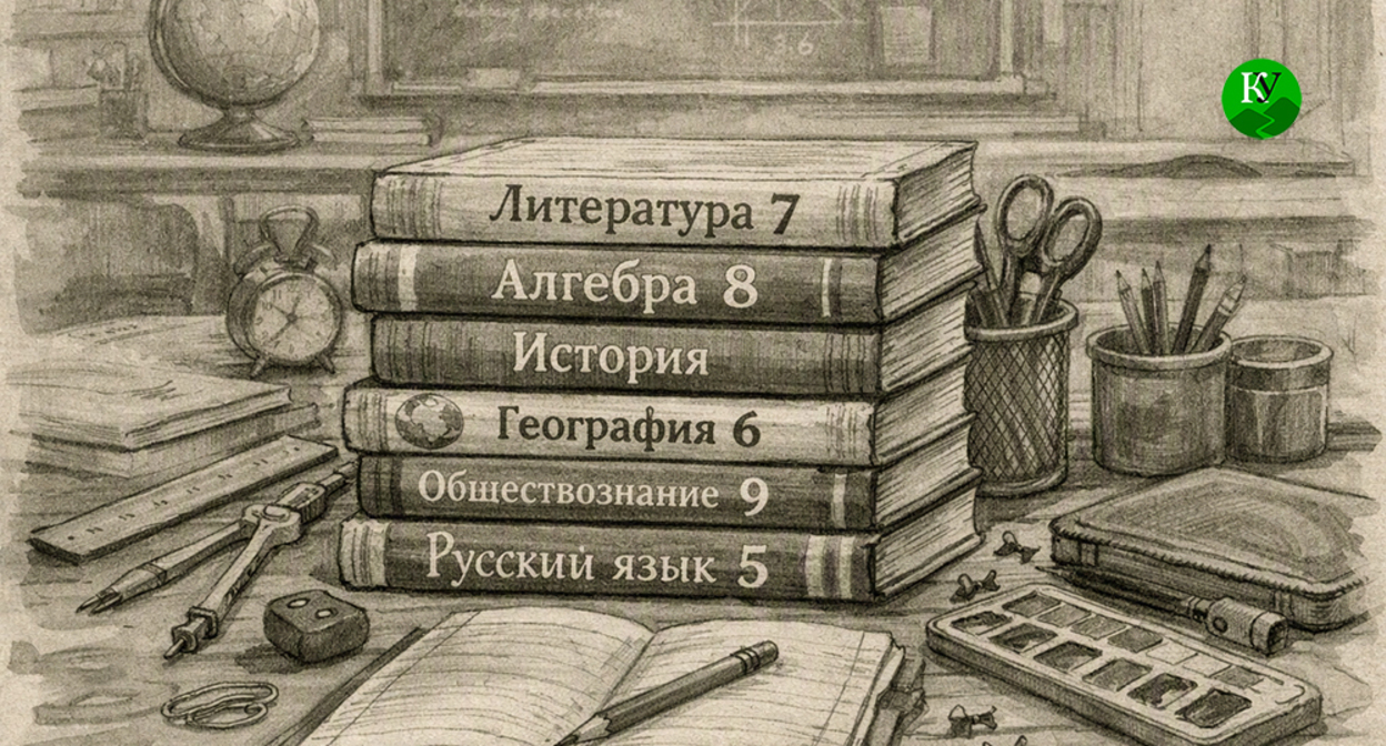 Учебники. Иллюстрация создана "Кавказским узлом" при помощи ИИ в программе Copilot Учебники. Иллюстрация создана "Кавказским узлом" при помощи ИИ в программе Copilot