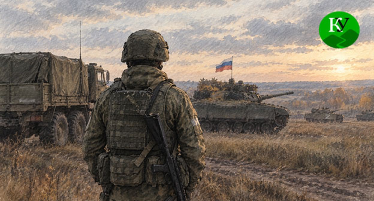 Военнослужащий. Иллюстрация создана "Кавказским узлом" при помощи ИИ в программе Copilot Военнослужащий. Иллюстрация создана "Кавказским узлом" при помощи ИИ в программе Copilot