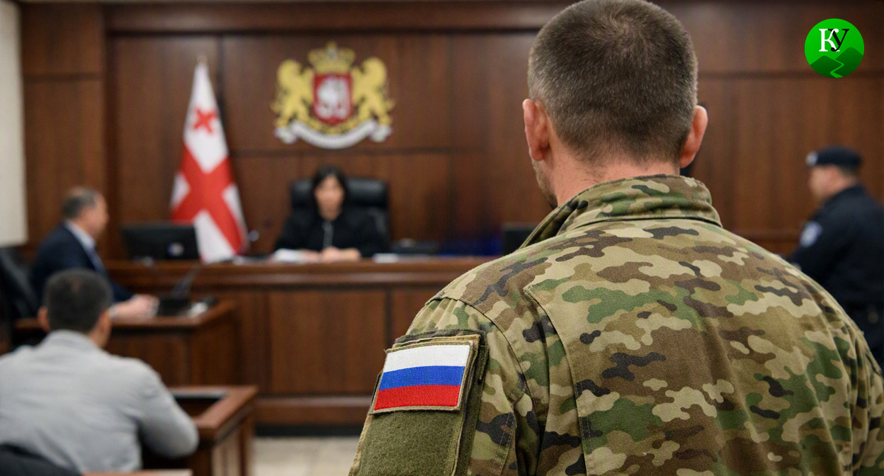Российский дезертир в суде в Грузии. Иллюстрация создана «Кавказским узлом» с помощью ИИ в программе Copilot Российский дезертир в суде в Грузии. Иллюстрация создана «Кавказским узлом» с помощью ИИ в программе Copilot