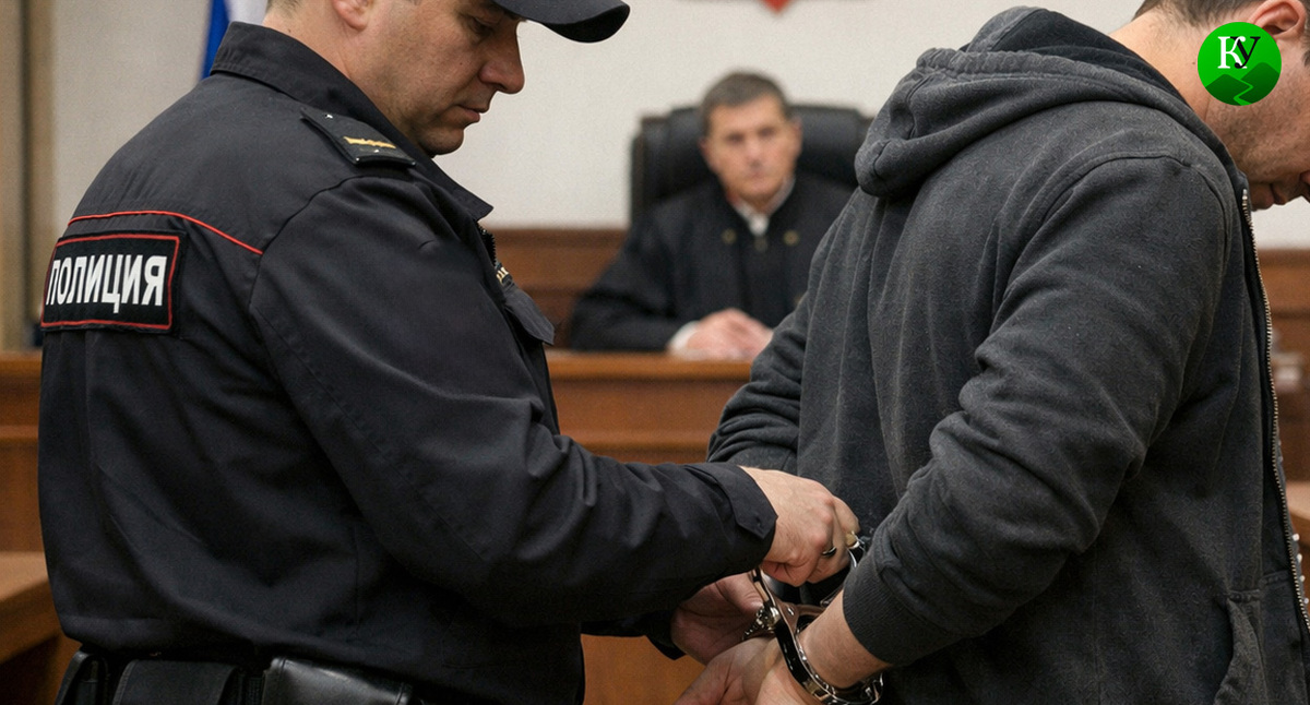 Мужчина в суде. Иллюстрация создана «Кавказским узлом» с помощью ИИ в программе Copilot