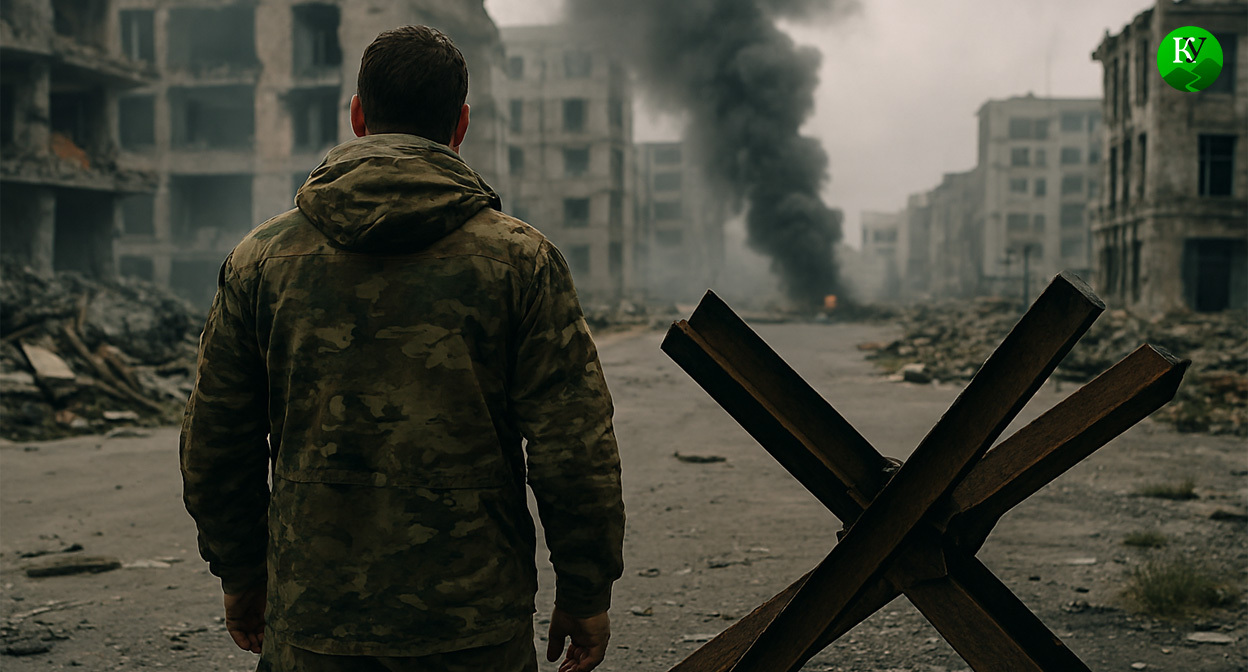 Военный на СВО. Иллюстрация создана «Кавказским узлом» с помощью ИИ в программе Copilot Военный на СВО. Иллюстрация создана «Кавказским узлом» с помощью ИИ в программе Copilot