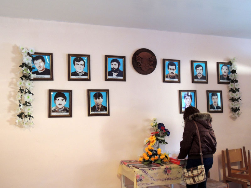 Фогорафий воинов-жителей с.Цмакаог, погибших в Карабахской войне.