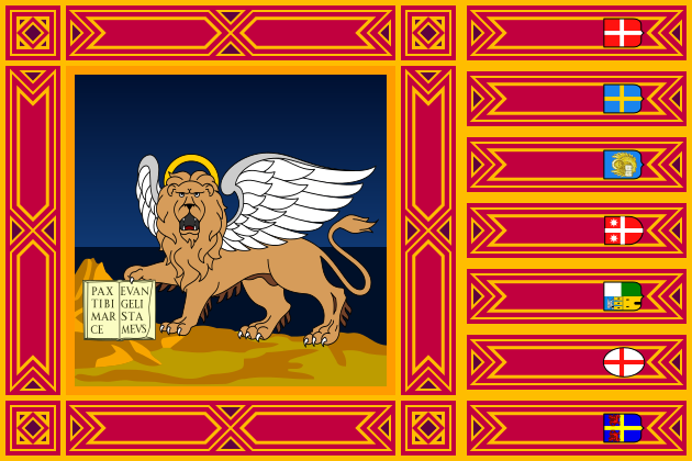 Флаг Венето.