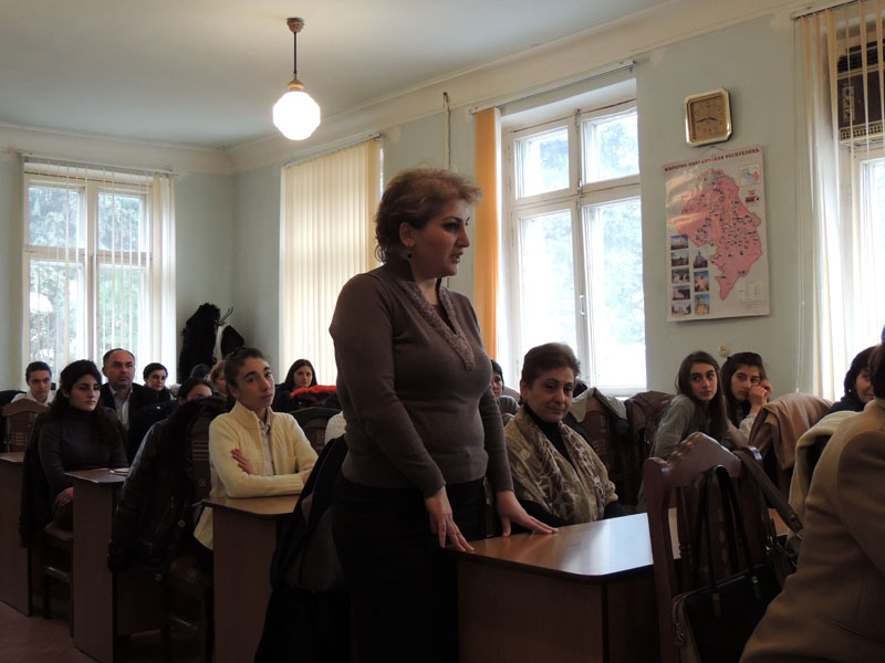 Нарине Габриелян, преподаватель армянского языка школы №7 г.Степанакерта.