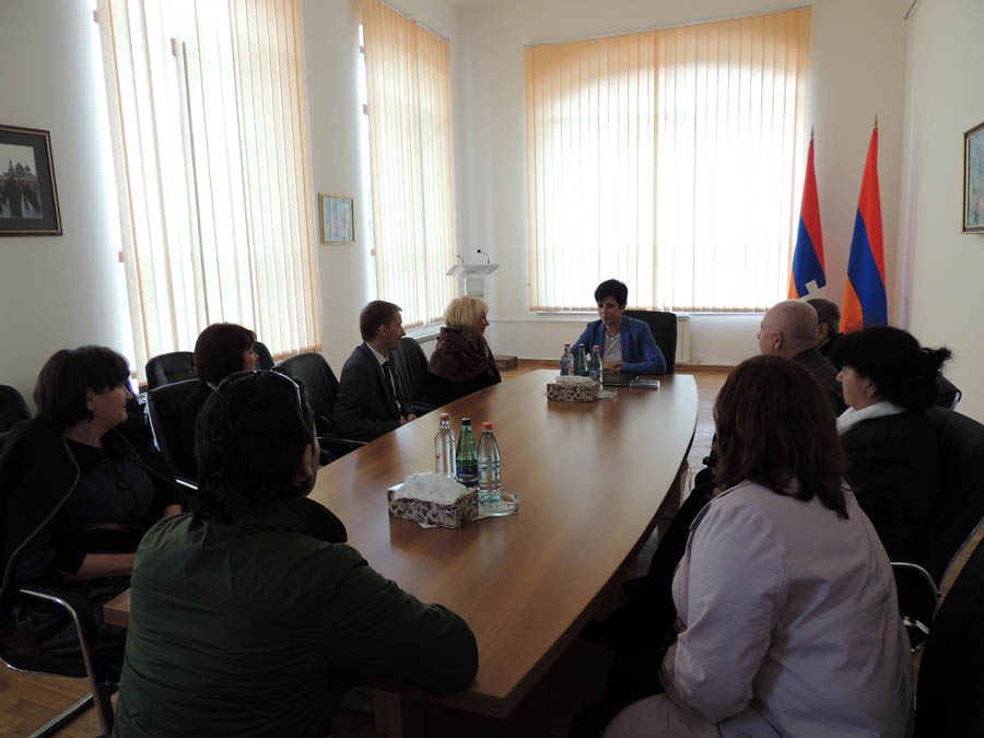 Встреча с минстром культуры НКР Нарине Агабалян.