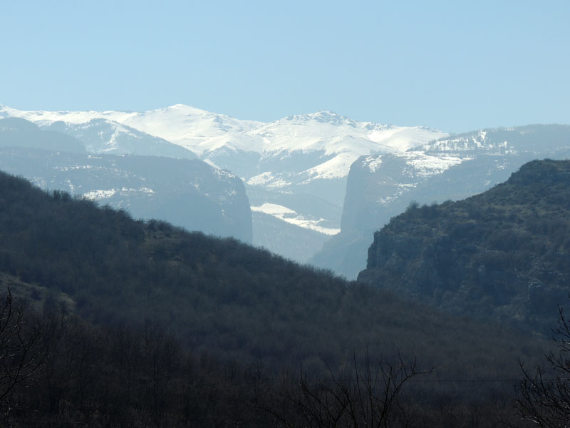 Шушинские горы, вид на Джедырдюз.
