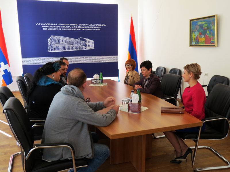 Встреча в министерстве культуры НКР.