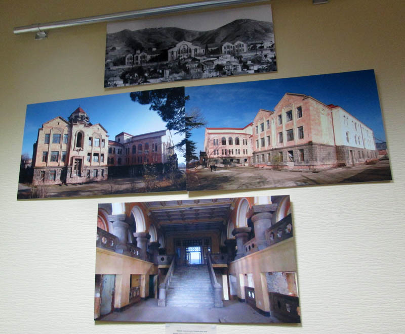 Здание Тбилисской духовной семинарии Нерсесян сегодня. Она действавала с 1824г. по 1924г. Здание Сванетис Убани было построено 1909-1911гг. на пожертвование Александра 