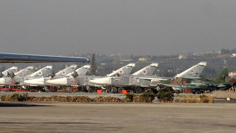 Российские военные самолёты в Сирии.