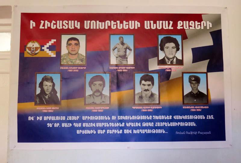 Мохренесцы, погибшие в карабахской войне.